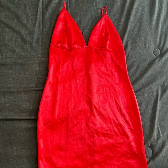 strapless open back dress Greta Constantine